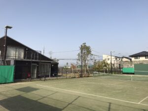 久留米市テニススクール コート写真